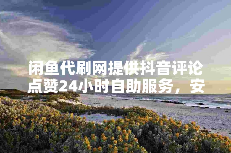 闲鱼代刷网提供抖音评论点赞24小时自助服务，安全高效。