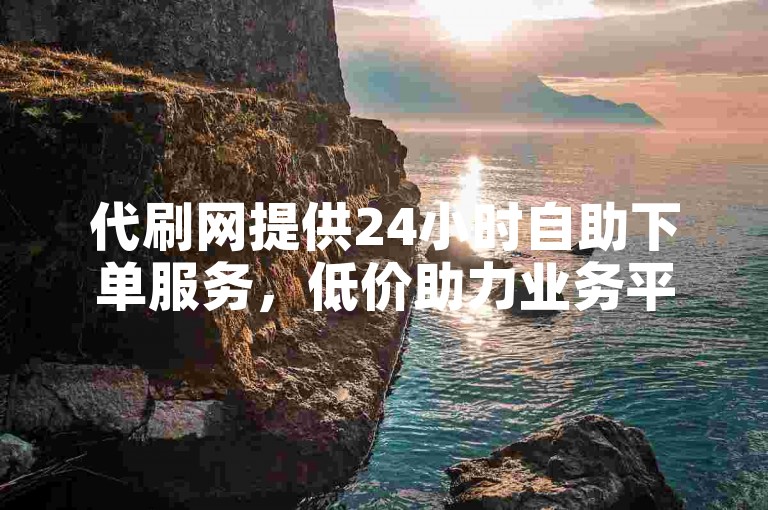 代刷网提供24小时自助下单服务，低价助力业务平台。