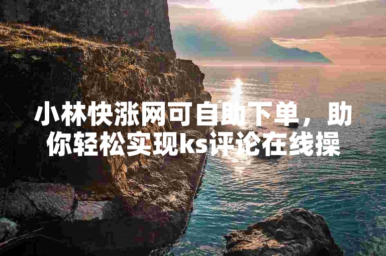 小林快涨网可自助下单，助你轻松实现ks评论在线操作。