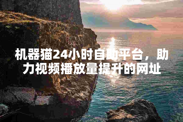 机器猫24小时自助平台，助力视频播放量提升的网址。