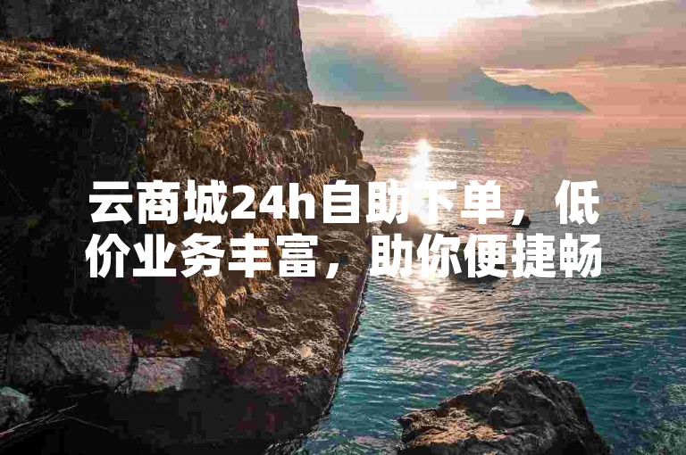 云商城24h自助下单，低价业务丰富，助你便捷畅享服务。