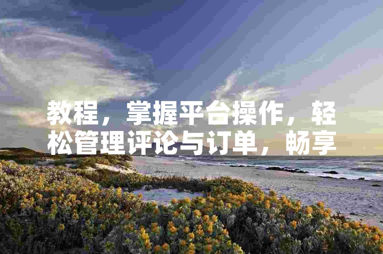 教程，掌握平台操作，轻松管理评论与订单，畅享24小时自助服务。