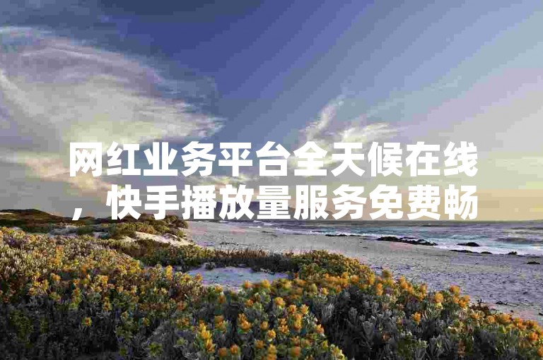 网红业务平台全天候在线，快手播放量服务免费畅享。