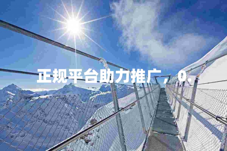 正规平台助力推广，0.5元享高效服务，提升曝光度。