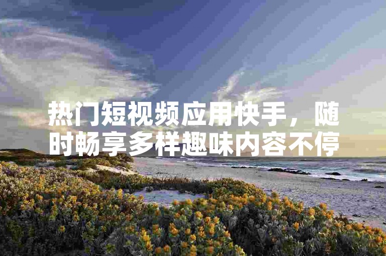 热门短视频应用快手，随时畅享多样趣味内容不停歇。