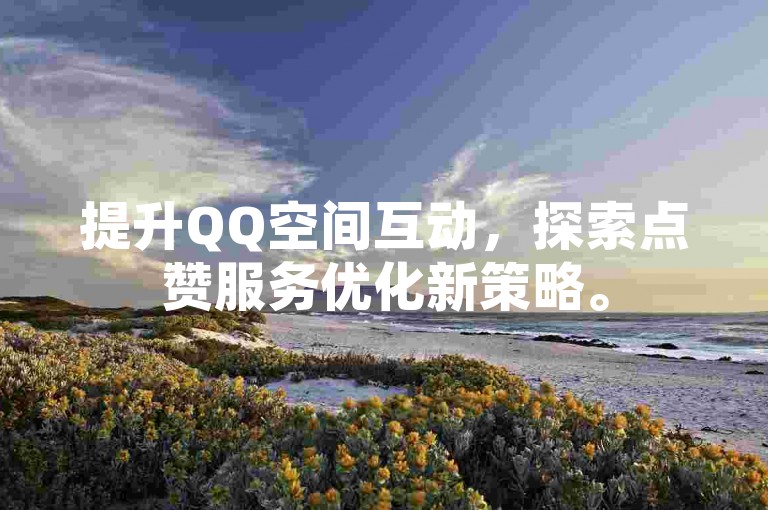 提升QQ空间互动，探索点赞服务优化新策略。