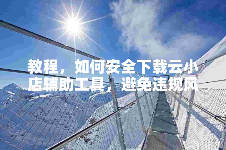 教程，如何安全下载云小店辅助工具，避免违规风险？