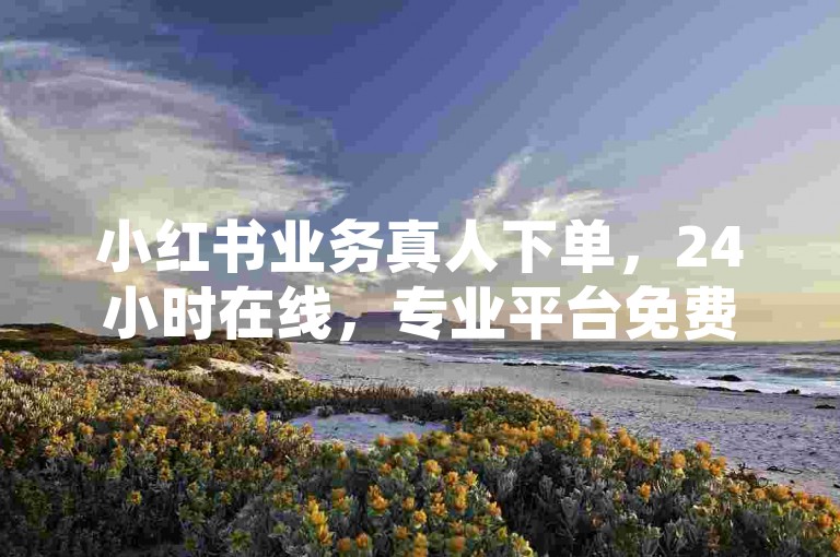 小红书业务真人下单，24小时在线，专业平台免费服务。