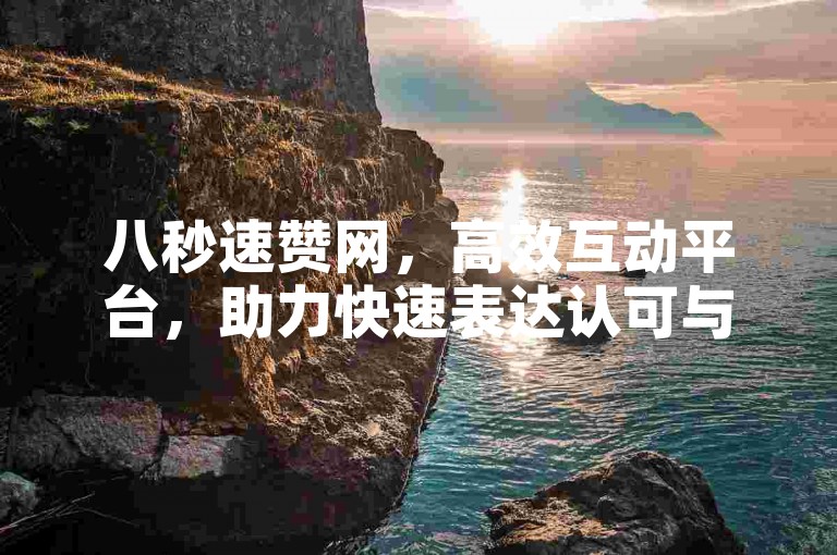 八秒速赞网，高效互动平台，助力快速表达认可与支持。