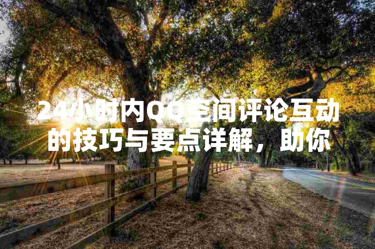 24小时内QQ空间评论互动的技巧与要点详解，助你提升！