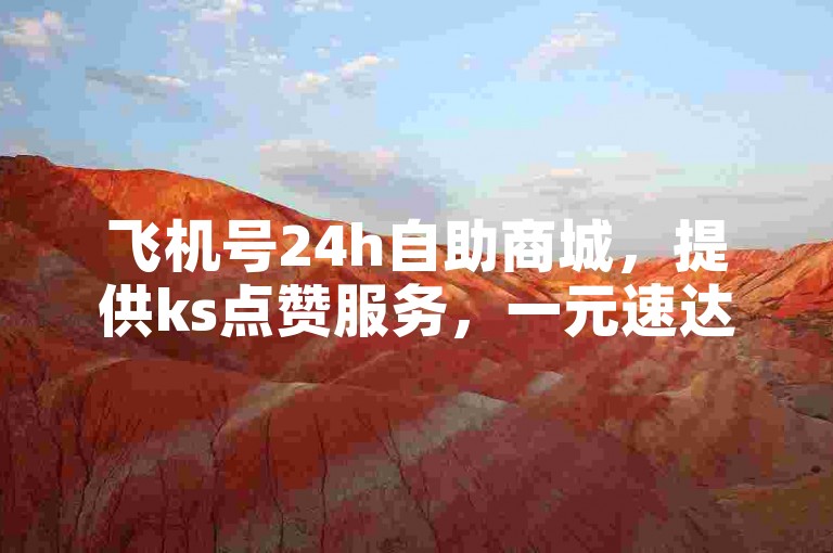 飞机号24h自助商城，提供ks点赞服务，一元速达千赞。