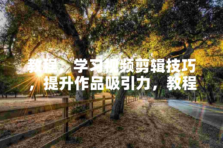 教程，学习视频剪辑技巧，提升作品吸引力，教程，掌握图文排版，打造优质内容展示，教程，了解音频处理，优化声音效果呈现