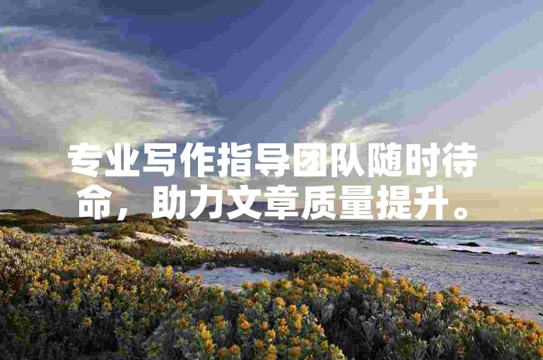 专业写作指导团队随时待命，助力文章质量提升。