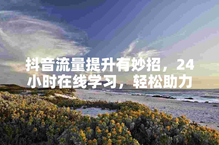 抖音流量提升有妙招，24小时在线学习，轻松助力视频传播。