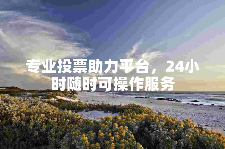 专业投票助力平台，24小时随时可操作服务