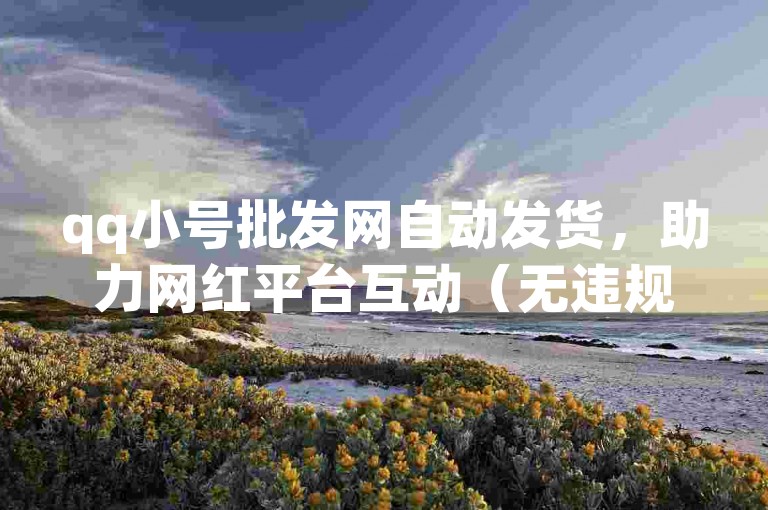 qq小号批发网自动发货，助力网红平台互动（无违规词）