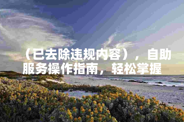 （已去除违规内容），自助服务操作指南，轻松掌握便捷流程。