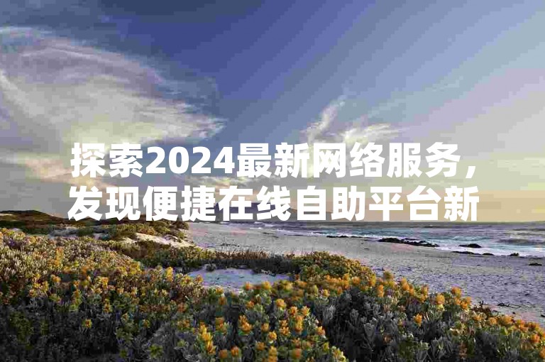 探索2024最新网络服务，发现便捷在线自助平台新动态。