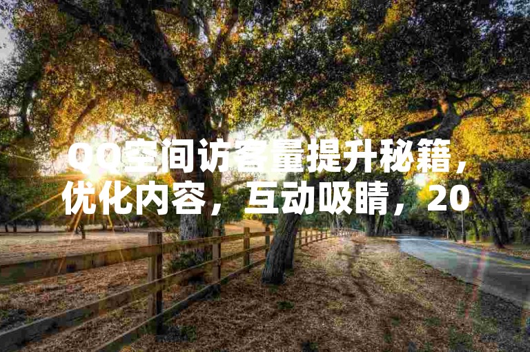 QQ空间访客量提升秘籍，优化内容，互动吸睛，2025轻松涨人气！